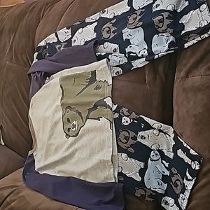 Bear pajamas 2 pc
